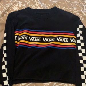 Long sleeve Vans top with design on front and back